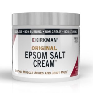 Kirkman ? Epsom Salt Cream ? 4oz Cream ? Gluten Free ? Casein Free - Image 1