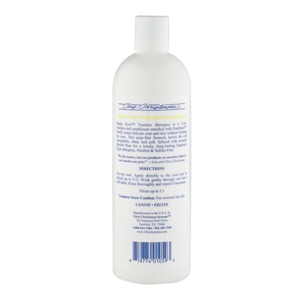 Chris Christensen Happy Eyes Ultra Concentrated Tearless Dog Shampoo and Conditioner, Makes up to 5 Bottles, Groom Like a Professional, Hypo-Allergeni - Image 2