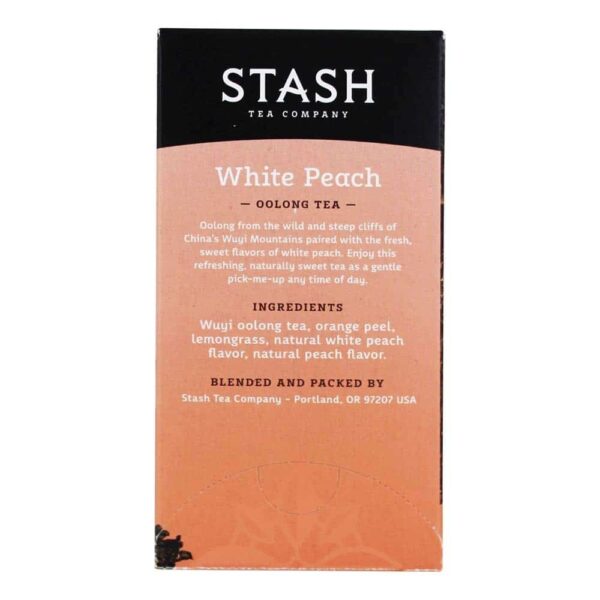 Stash Tea Tea Oolong White Peach - Image 2