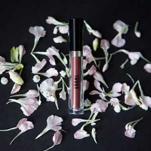 Aromi Chocolate Brown Liquid Lipstick | Dark Brown Nude Lip Color, Vegan and Cruelty-free, Long-lasting, Waterproof, Handmade (Magnetic Mahogany) - Image 3