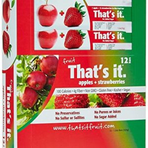 That's It Fruit Bars - Apple & Strawberry - 1.2 oz - 12 ct - Image 1