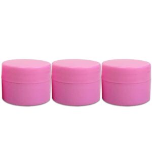 Beauticom 12 Pieces 7G/7ML (0.25oz) PINK Sturdy Thick Double Wall Plastic Container Jar with Foam Lined Lid for Powdered Eyeshadow, Mineralized Makeup - Image 5