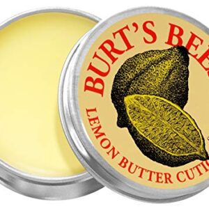 Burt's Bees 100% Natural Lemon Butter Cuticle Cream - 0.6 Ounce Tin - Image 1