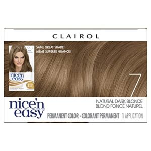 Clairol Nice'n Easy Liquid Permanent Hair Dye, 7 Dark Blonde Hair Color, Pack of 3 - Image 3