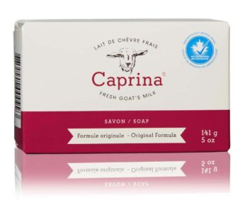 Caprina by Canus Fresh Goat’s Milk Soap Bar, Cream, Original Formula, 5 Ounce, (Pack of 1)