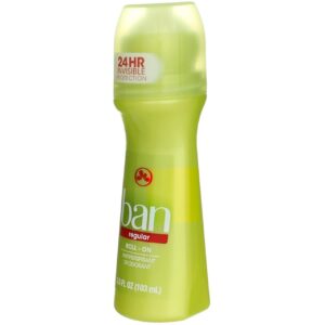 Ban Deodorant 3.5 Ounce Roll-On Anti-Perspirant Regular (103ml) (3 Pack) - Image 5