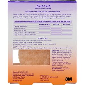 Buf-Puf Gentle Facial Sponge ? Face Scrubber for Dry Skin ? 1 Count (Pack of 3) - Image 3