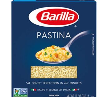 Barilla Pastina Pasta, 12-Ounce (Pack of 8)