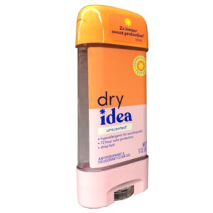 Dry Idea Advanced Dry Unscented Antiperspirant and Deodorant Clear Gel, 3 Ounce (Pack of 6) - Image 4