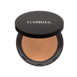 Gabriel Cosmetics Deep Beige Pressed Mineral Powder Foundation, 12 oz - Image 1