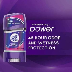 Lady Speed Stick 48HR Antiperspirant Deodorant Gel Fresh Fusion 2.30 oz (Pack of 2) - Image 4