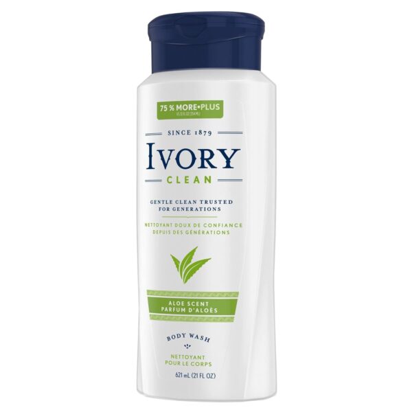Ivory Scented Body Wash, Aloe 21 oz,Pack of 3 - Image 6
