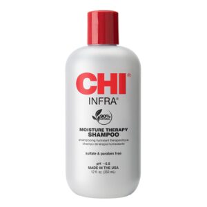 CHI Infra Shampoo, Gently Cleanses Scalp & Hair, Hydrating & Nourishing For All Hair Types, Designed for Heat Damaged Hair, Sulfate, Paraben, & Cruelt - Image 1