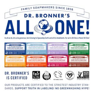 Dr. Bronner's - Pure-Castile Bar Soap (Baby Unscented, 5 ounce) - Made with Organic Oils, For Face, Body and Hair, Gentle for Sensitive Skin and Babie - Image 6