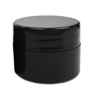 Beauticom 12 Pieces 7G/7ML (0.25oz) Black Sturdy Thick Double Wall Plastic Container Jar with Foam Lined Lid for Lotion, Creams, Toners, Lip Balms, Ma - Image 6