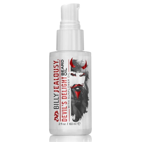 Billy Jealousy Beard Oil for Men, Weightless, Low Shine, and Hydrating Beard Moisturizer for Softer Hair, Helps Prevent Itching and Flakes, Devil's De