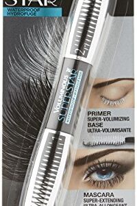 L'Oreal Paris Cosmetics Voluminous Superstar Mascara, Waterproof, Black, 0.41 Fl. Oz, 1 Count - Image 2