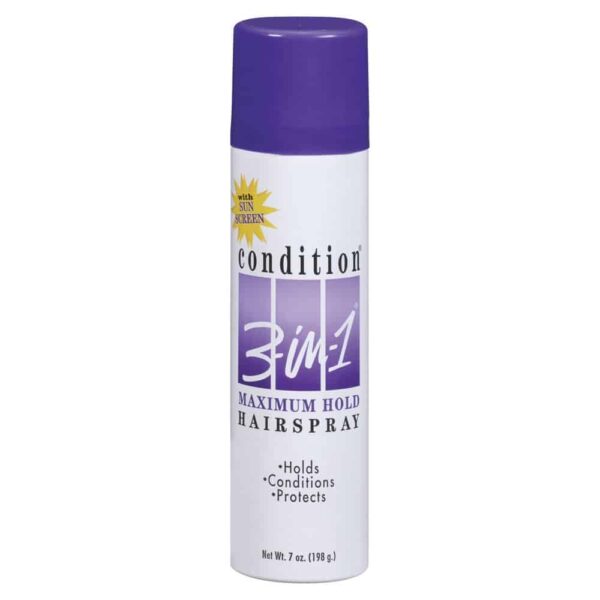 Condition 3-in-1 Maximum Hold Hairspray, (Pack of 3), 7 Oz - Image 2