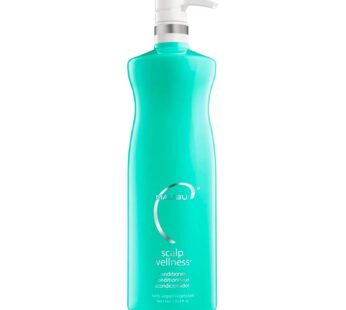 Malibu C Scalp Wellness Conditioner (33.8 oz) – Scalp Soothing Hair Conditioner with Eucalyptus + Spearmint Oil – Sulfate-Free Moisturizing Dry Scalp