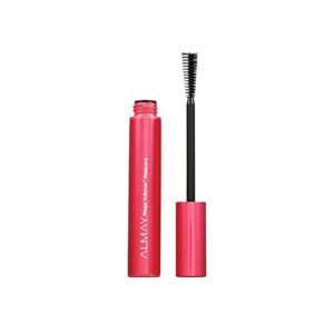 Almay Mega Volume Mascara, Blackest Black, Ophthalmologist Tested, -Fragrance Free, Hypoallergenic, 0.34 oz - Image 1