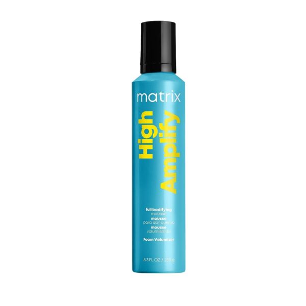 Matrix High Amplify Foam Volumizer Full Bodifying Mousse | Lightweight Lasting Volume | For Fine, Limp Hair | Conditioning Shine | Adds Thickness | Sa