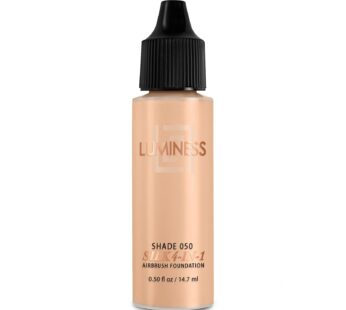 Luminess Air Silk4-In-1 Airbrush Foundation- Foundation, Shade 050 (.5 Fl Oz) – Sheer to MediumCoverage – Anti-Aging Formula Hydrates and Moisturizes
