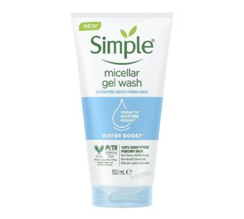Simple Water Boost Micellar Gel Facial Wash, 5 Oz (150 ML) (1 Count)