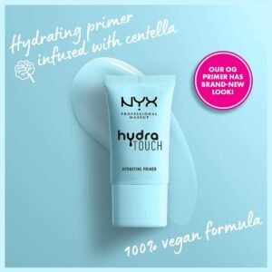 NYX PROFESSIONAL MAKEUP Hydra Touch Hydrating Primer, Vegan Face Primer - Image 2