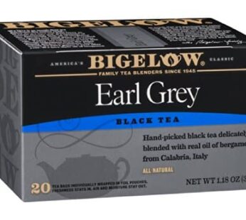 Bigelow Earl Grey, 20-Bag (Pack of 12)