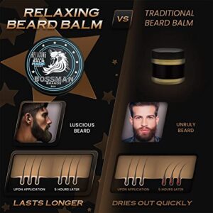 Bossman Relaxing Beard Balm - Beard Tamer, Relaxer, Thickener and Softener Cream - Beard Care Product - Made in USA (Magic Scent) - Image 7