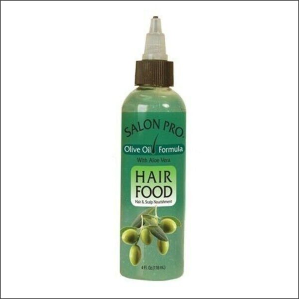Salon Pro Hair Food, Coconut Oil With Almond & Olive Oil, 4 Ounce - Image 4