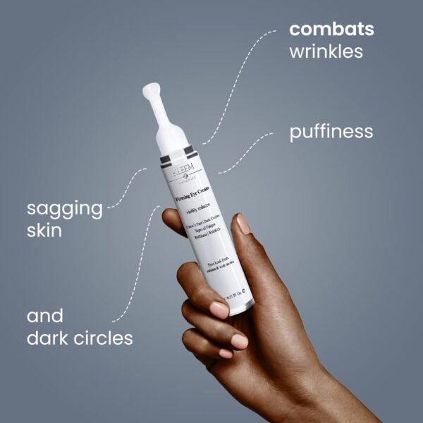 Kleem Organics Anti Aging Eye Cream - Reduces Dark Circles, Puffiness, Bags, Crow's Feet, Fine Lines & Sagginess - Image 2