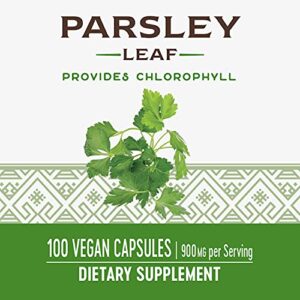 Nature's Way Premium Herbal Parsley Leaf Provides Chlorophyll, 100 Vegan Capsules - Image 2