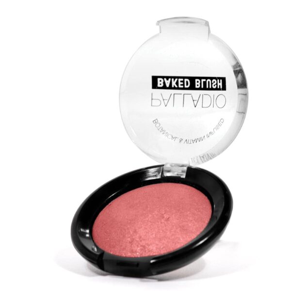 Palladio Baked Blush, Highly Pigmented Shimmery Formula, Easy to Blend and Highly Buildable, Apply Dry for a Natural Glow or Wet for a Dramatic Lumino - Image 4