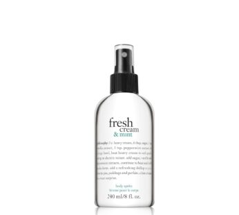 philosophy fresh cream & mint grace body spray – sweet women’s scent – with notes of vanilla, peppermint & sweet macadamia – luxury body spritz for wo