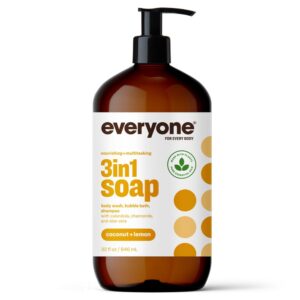 everyone for every body Coconut Lemon Liquid Soap, 32 FZ - Image 1