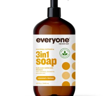 everyone for every body Coconut Lemon Liquid Soap, 32 FZ