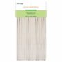 Clean + Easy Petite Waxing Sticks for Facial Waxing | Wood Applicator Spatulas for Hair Removal, 100 count