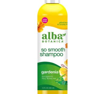 Alba Botanica So Smooth Shampoo, Gardenia, 12 Oz