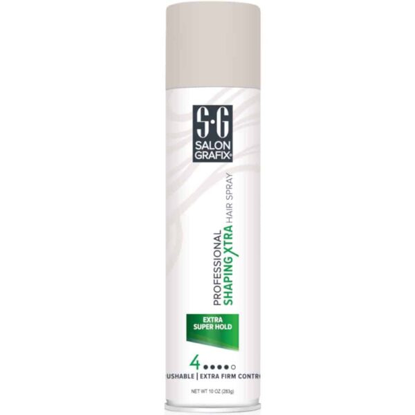 Salon Grafix Profession Shaping Hairspray, Extra Super Hold 4, 10 Oz (Pack of 6) - Image 2