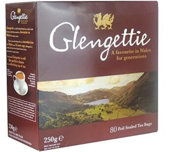 Glengettie Foil Tea Bags (80 Count Box, 250g)