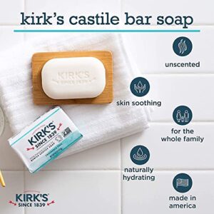 Kirk's Original Coco Castile Soap Fragrance Free 4 oz (Multi-Pack) - Image 2