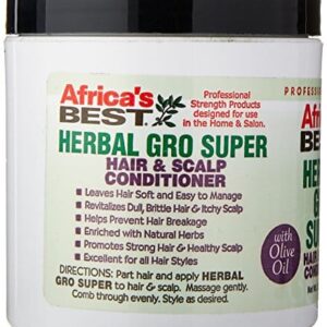 Africa's Best Maximum Strength Super Gro Hair & Scalp Conditioner, 5.25 oz,Yellow,38422 - Image 3