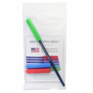 ARK's Krypto-Bite Pencil Topper Chewable Tubes - Made in The USA (Combo - 1 of Each Toughness, Red/Green/Blue) - Image 4