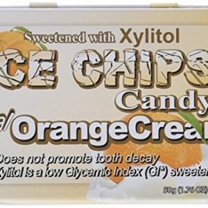 Ice Chips Hand Crafted Candy Tin Orange Cream - 1.76 oz - Image 1