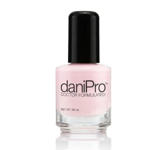 daniPro Doctor Formulated Nail Polish Love is All pink Fingernail Polish & Toenail Polish, 0.5 oz with Undecylenic Acid, Biotin & Vitamins – Vegan For