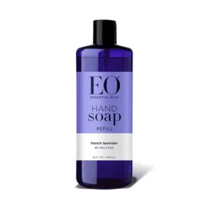 EO Sulfate-Free Moisturizing Hand Soap Refill - French Lavender - 32 Ounces - 2 Count - Image 1