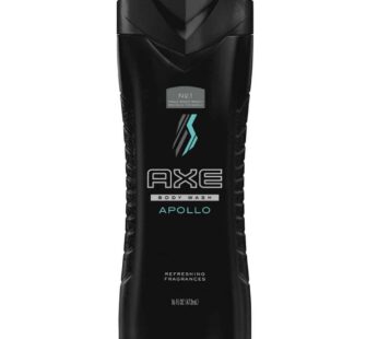 Axe Revitalizing Shower Gel Apollo, 16 Ounce Pack of 3)