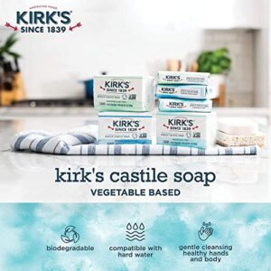 Kirk's Original Coco Castile Soap Fragrance Free 4 oz (Multi-Pack) - Image 4