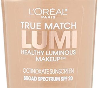 L’Oreal Paris True Match Lumi Healthy Luminous Makeup, C5 Classic Beige, 1 fl; oz.